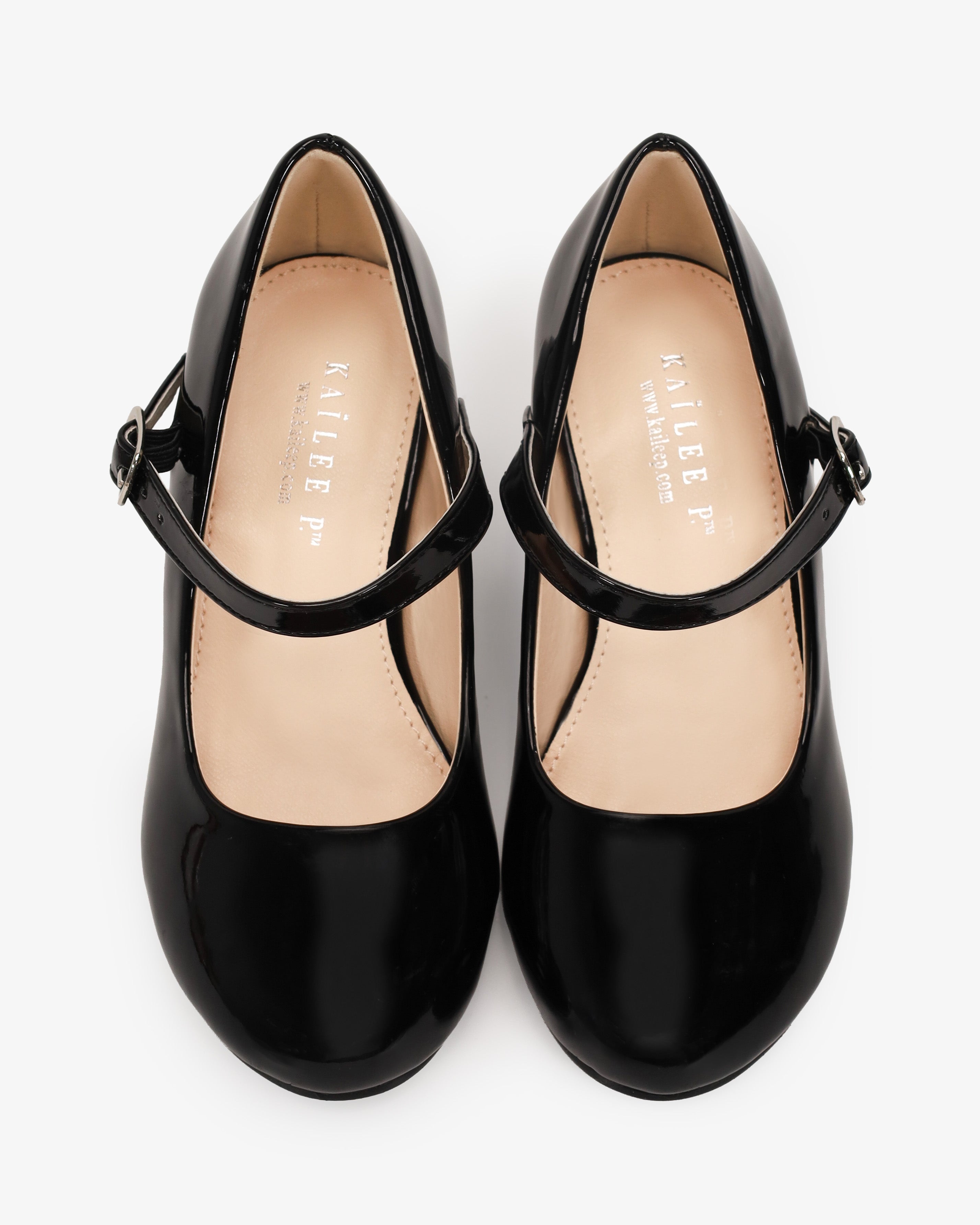 Patent Mary Jane Girls Block Heel