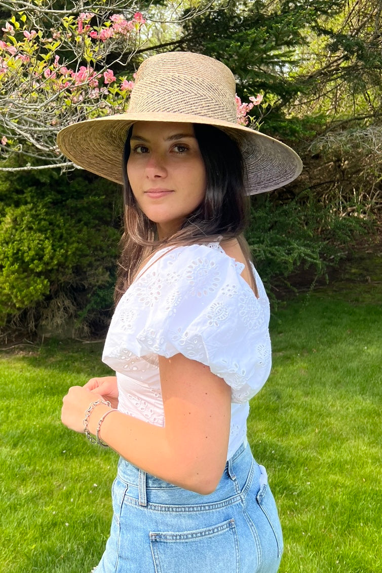 Carmen Eyelet Top