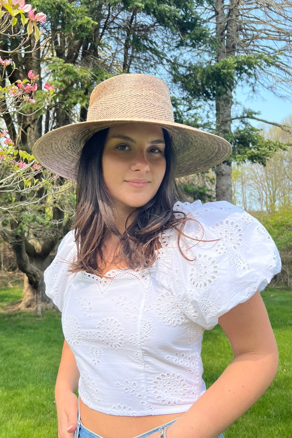 Carmen Eyelet Top