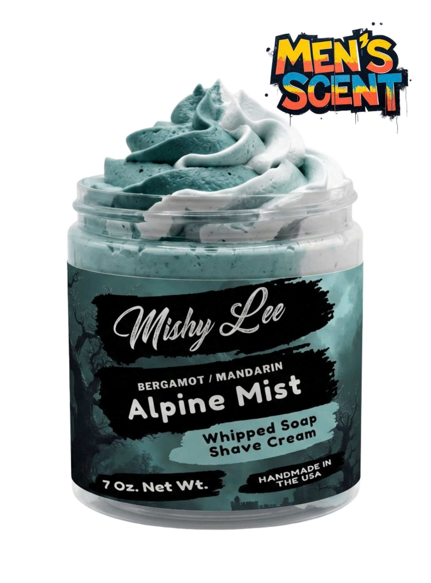Alpine Mist Men's Whipped Soap and Shave Cream