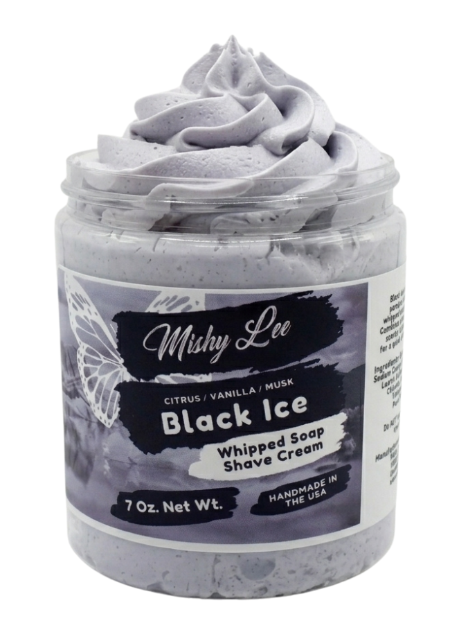 Black Ice Men's Whipped Soap and Shave Cream
