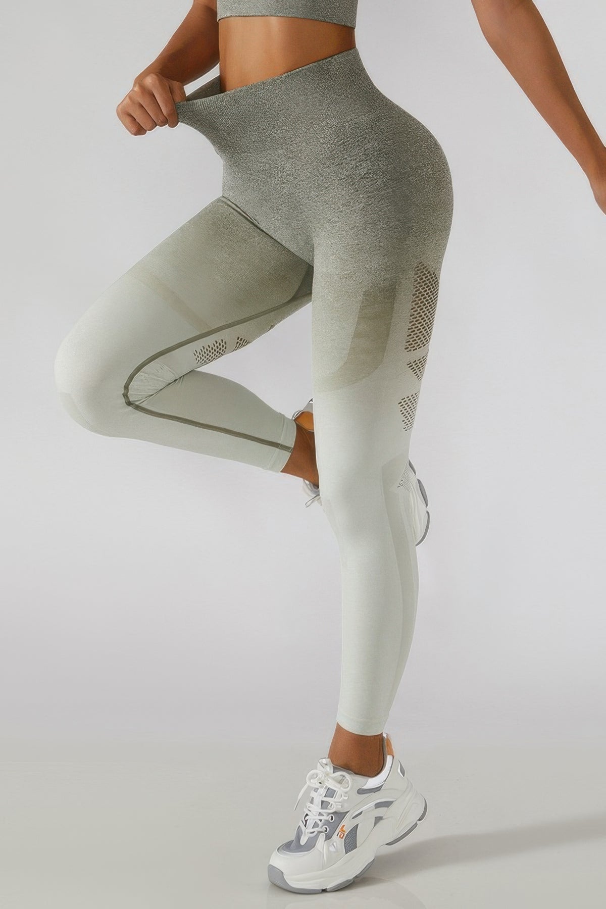 Women's High-Waisted Seamless Yoga Leggings