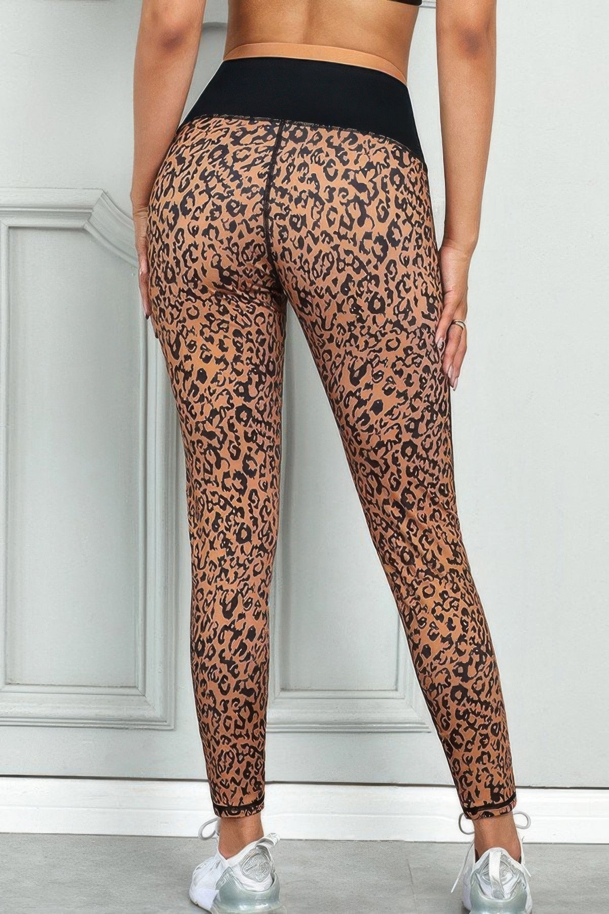 Women's Leopard-Print Activewear Leggings