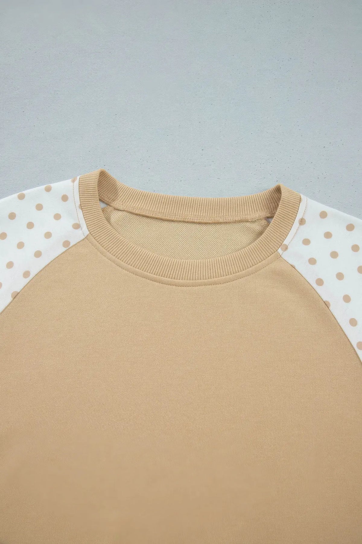 Polka-Dot Crop Sweatshirt & Wide-Leg Pants Set — photo 4