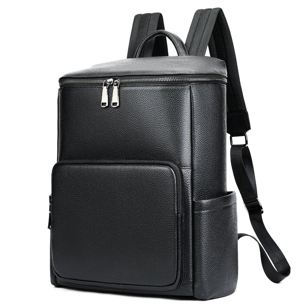 Men's Genuine Leather Laptop Backpack – Business Commuter Bag