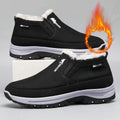 Men's Snow Boots | Non-Slip Fleece Lined Warm Winter Cotton Shoes
