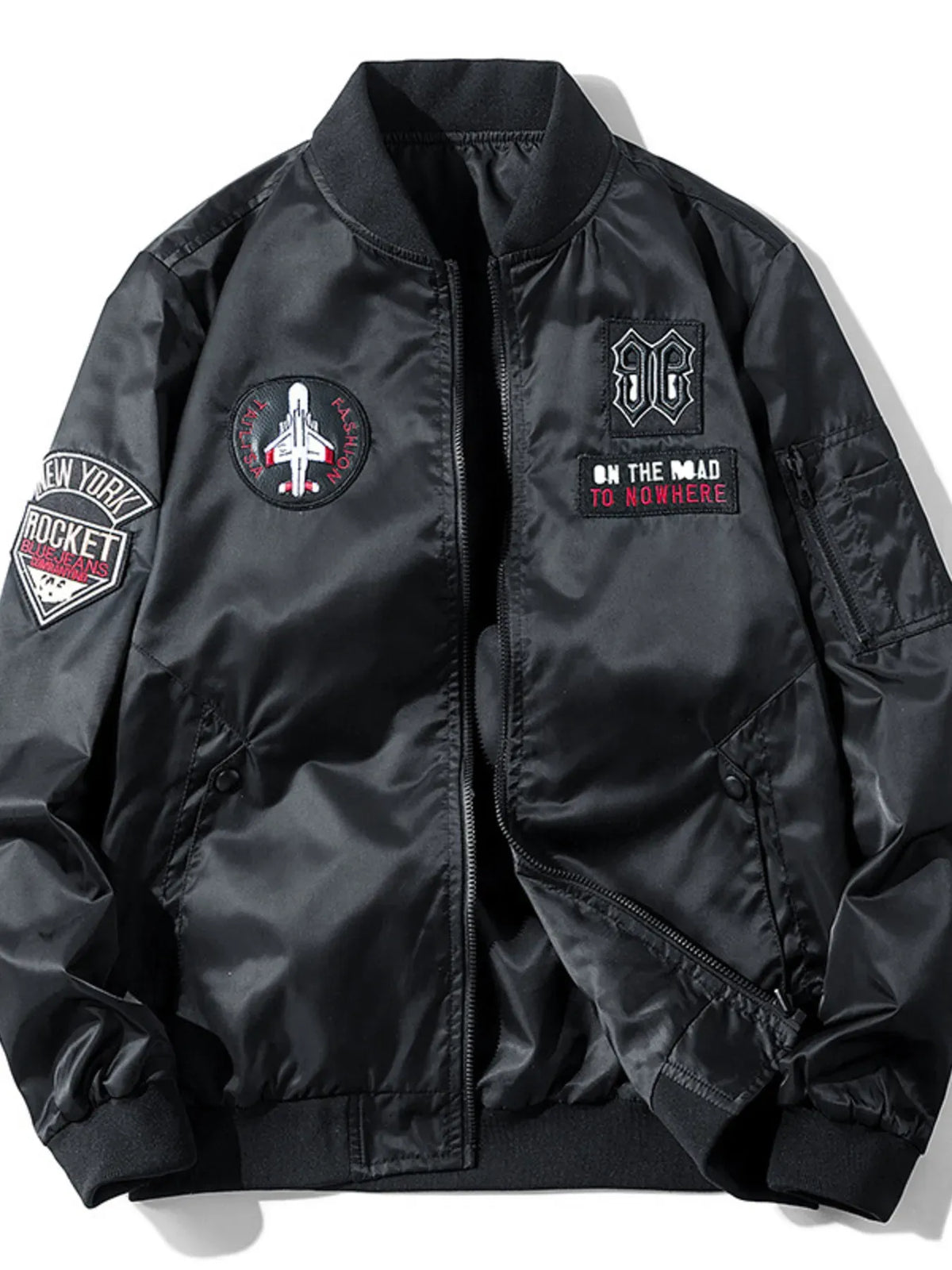 Men's Zip-Up Bomber Jacket — photo 3