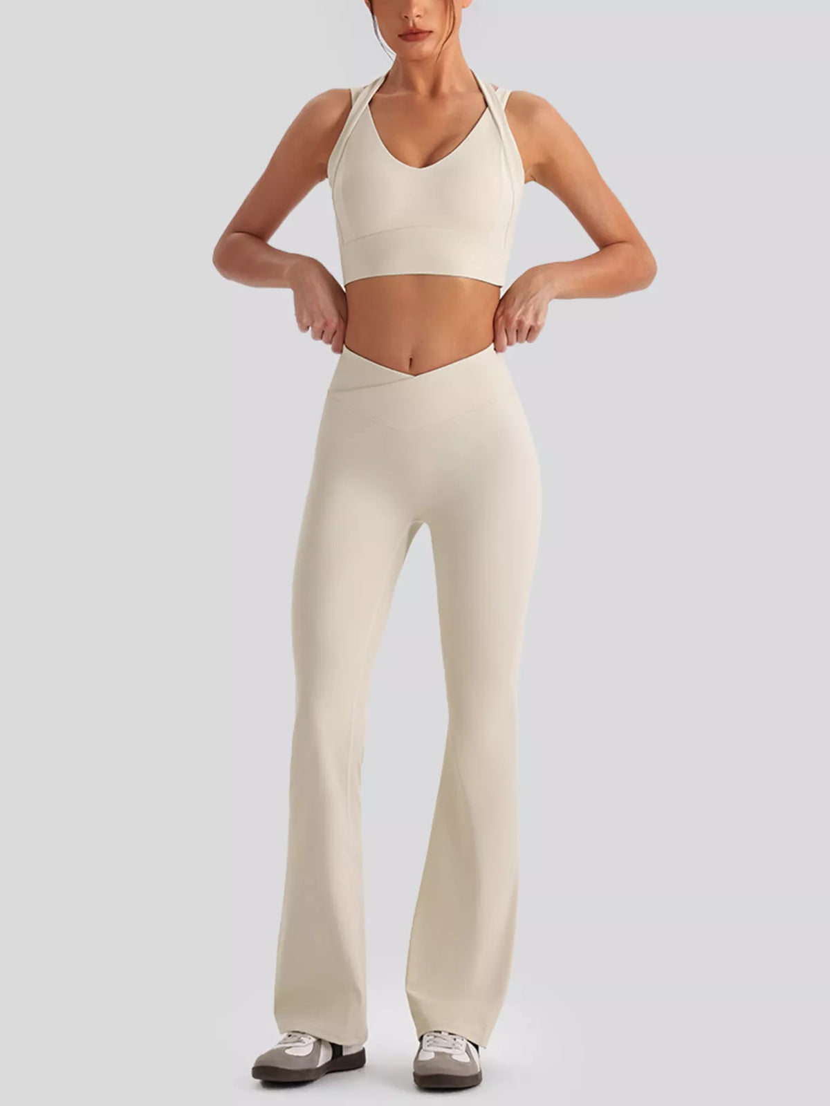 Seamless V-Neck Tank & Leggings Active Set