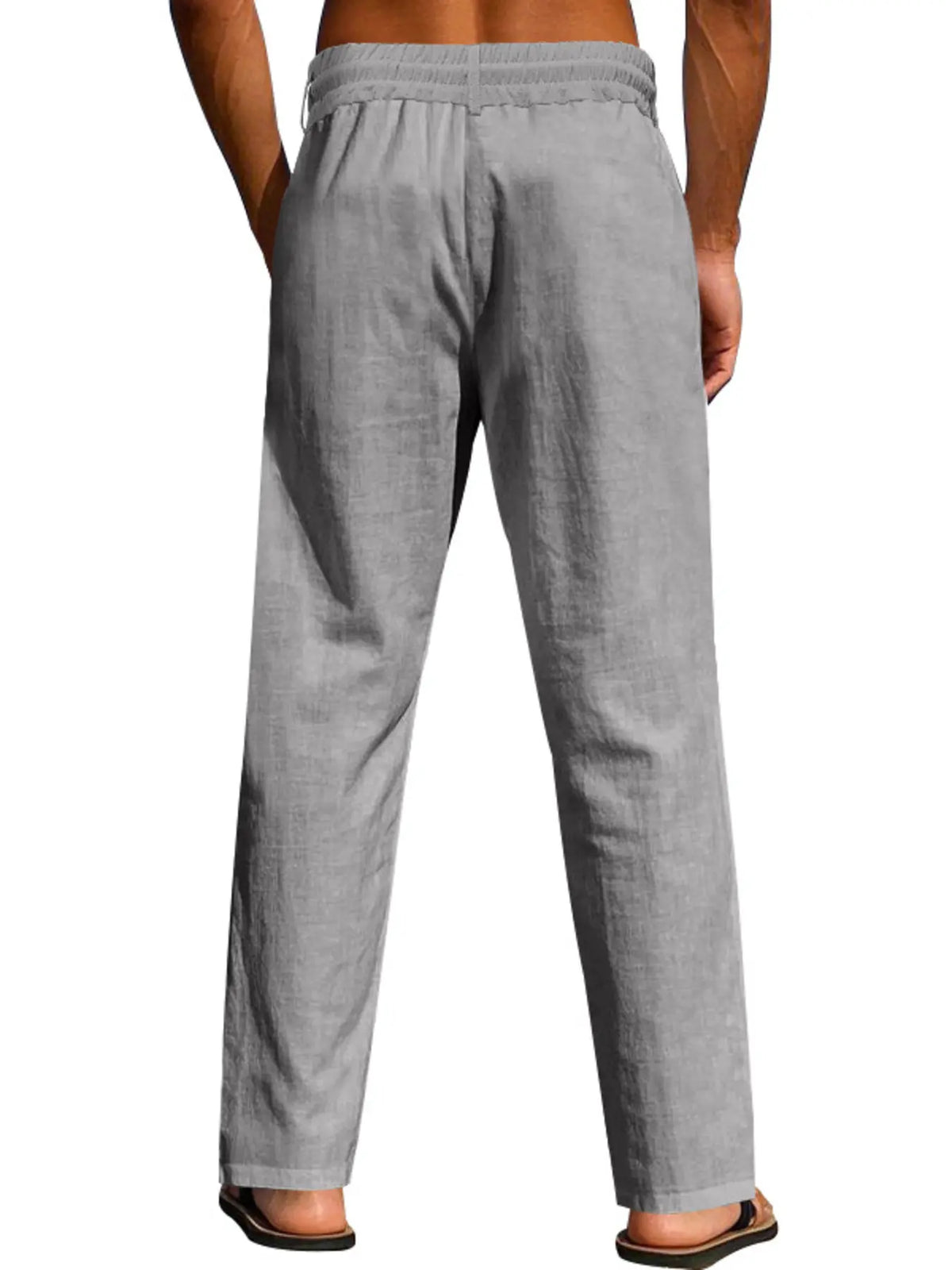 Men's Relaxed Drawstring Pants with Pockets — photo 10