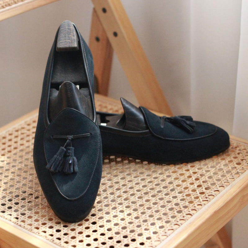 Men's British-Style Genuine Leather Business Casual Oxford Shoes