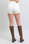 Judy Blue Rowan High-Rise Shearling Cuff Denim Shorts — product view 3