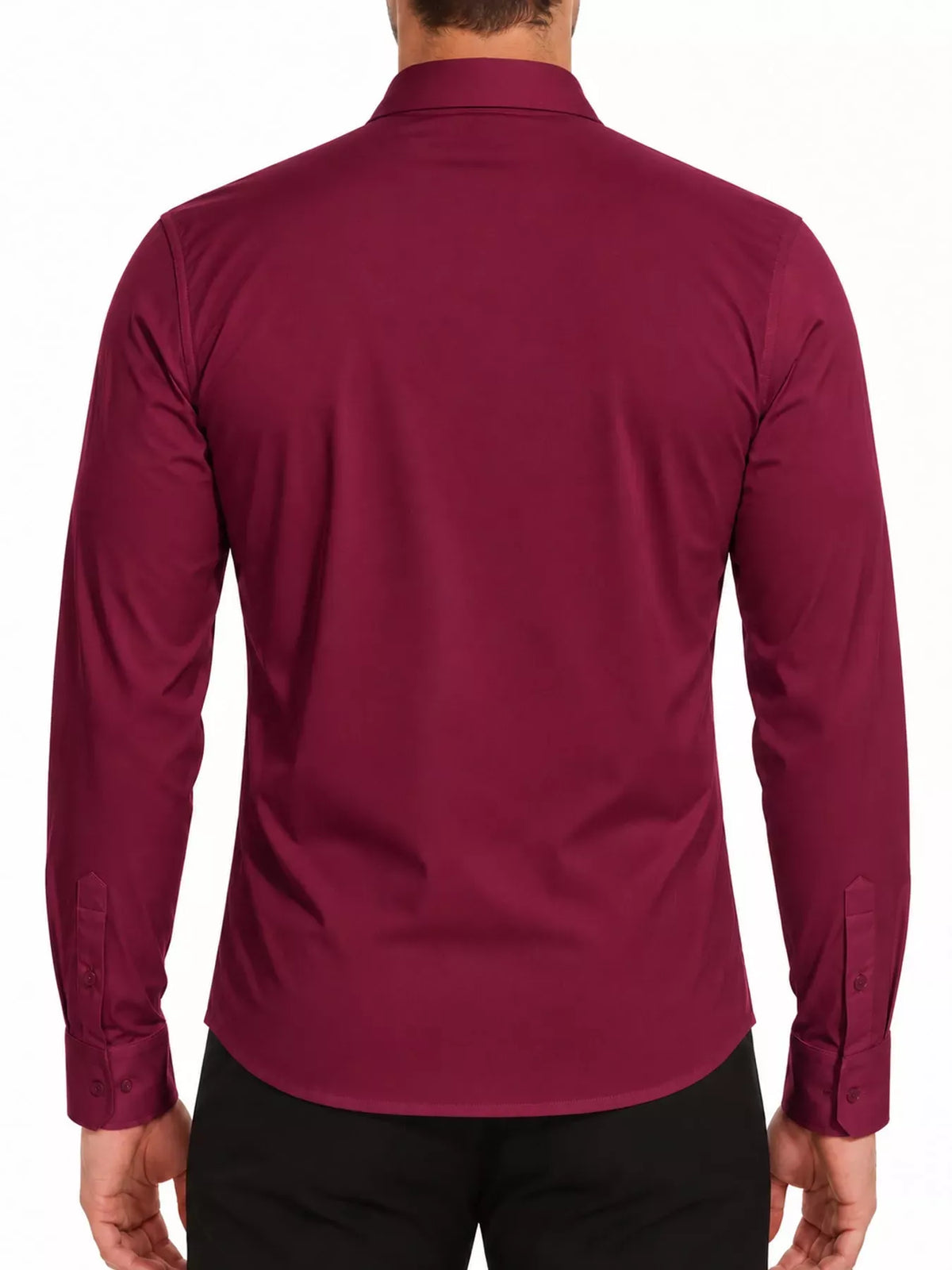 Men's Slim-Fit Stretch Long-Sleeve Shirt — photo 10