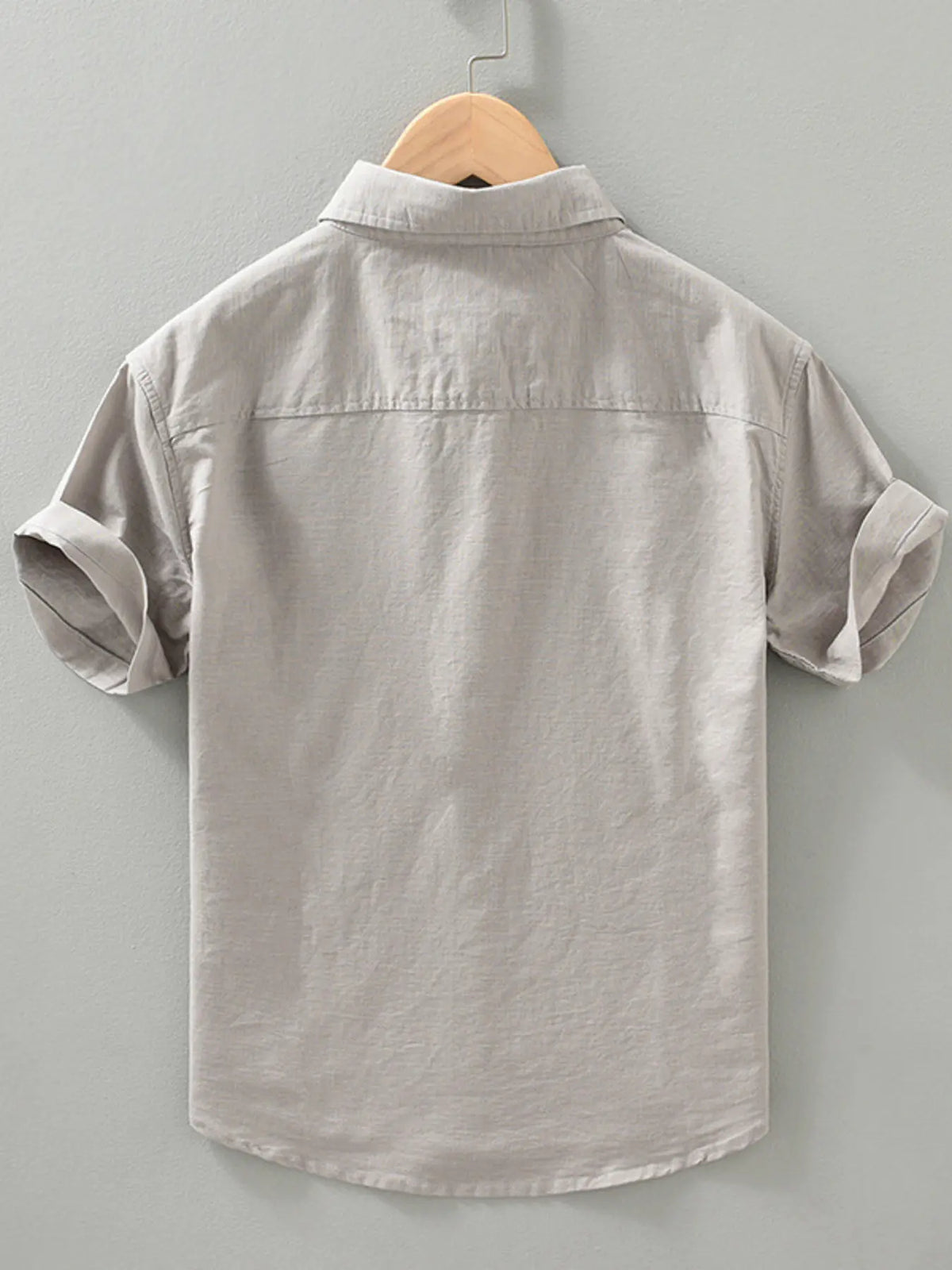 Men's Casual Short-Sleeve Button-Down Shirt with Chest Pocket – Regular & Plus Sizes — photo 4