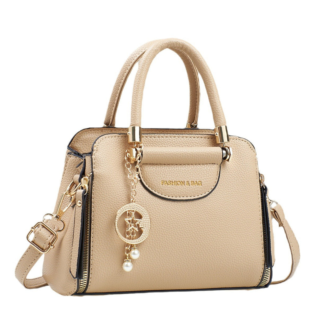 Minimalist Urban PU Leather Crossbody Bag – Light-Luxury Women's Shoulder Bag