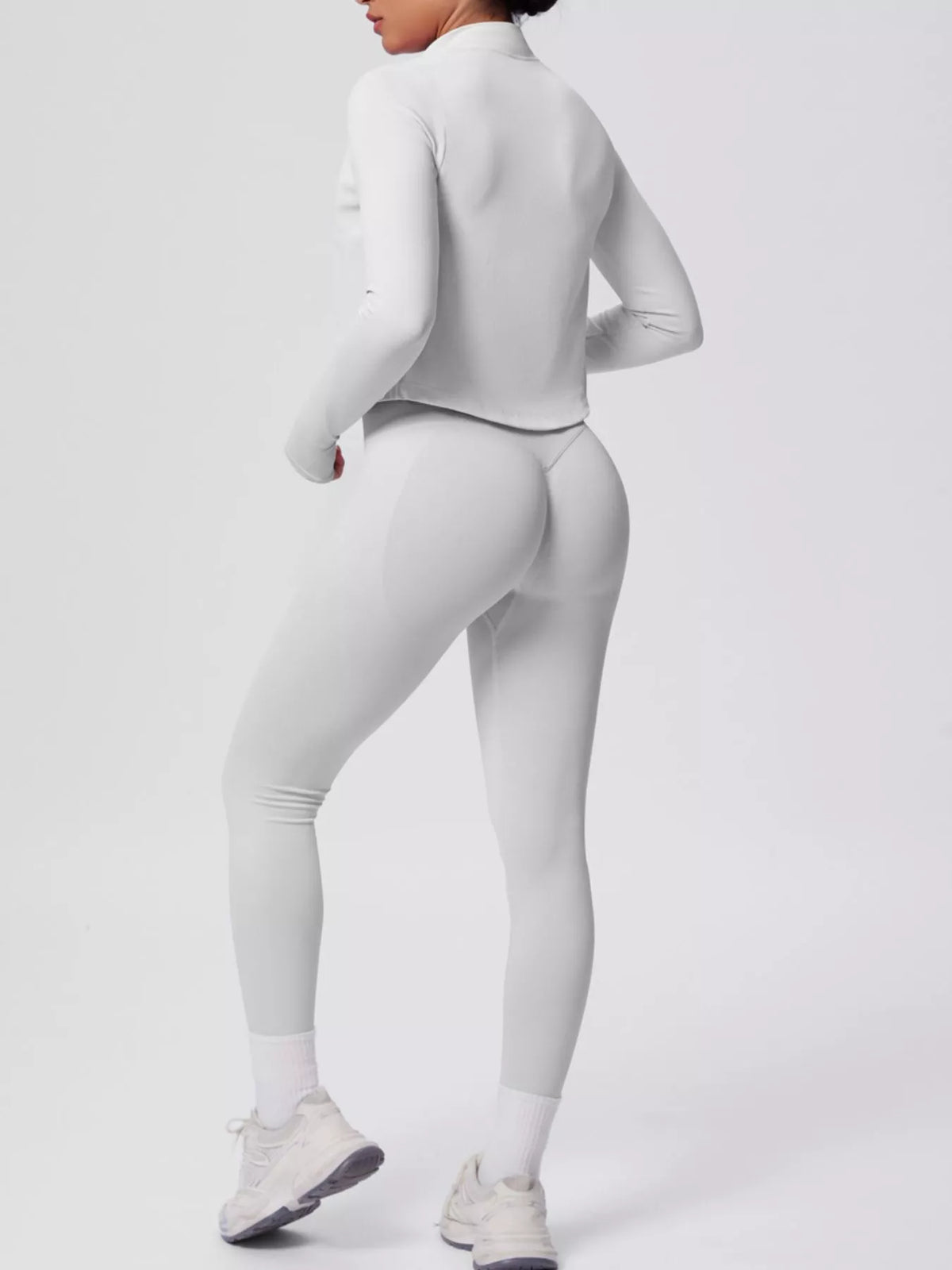 Tank, Zip Jacket & Leggings 3-Piece Active Set