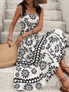 Vera Floral Print Tie Strap Maxi Dress — product view 3