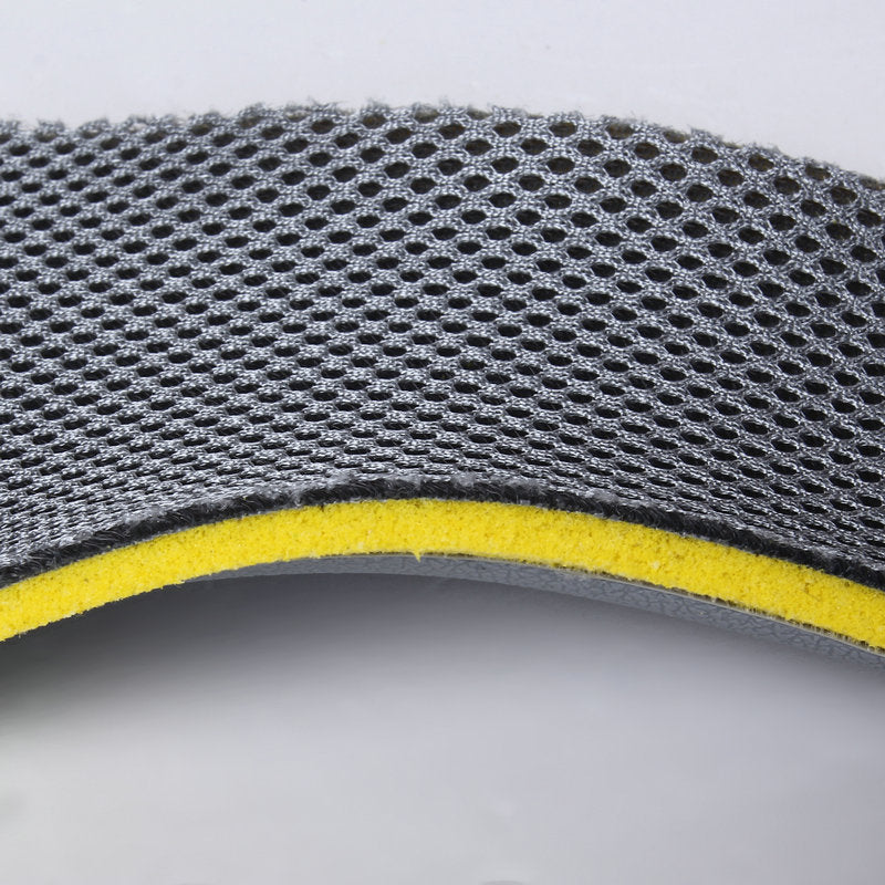 Orthopedic Cotton Insoles with Hard EVA Insert - Breathable Cushioned Shoe Inserts for Men & Women