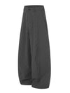 Ash Plaid Wide-Leg Trousers — color or detail view 3