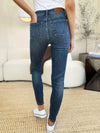 Judy Blue Parker Mid Waist Distressed Slim Jeans — product view 3