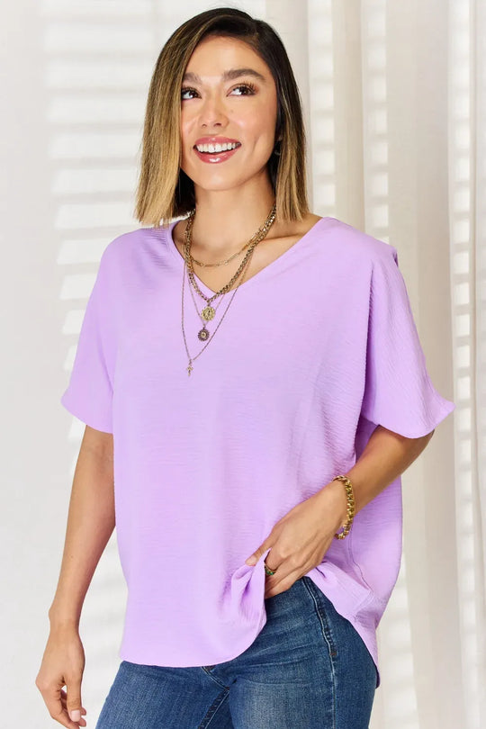 Another view: Texture Short Sleeve T-Shirt