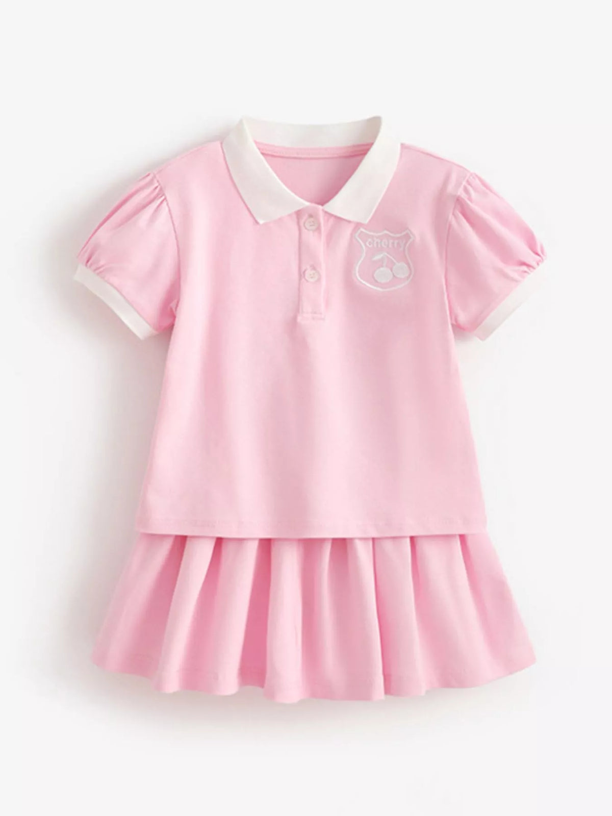 Adventure Club Short-Sleeve Polo and Skirt Set