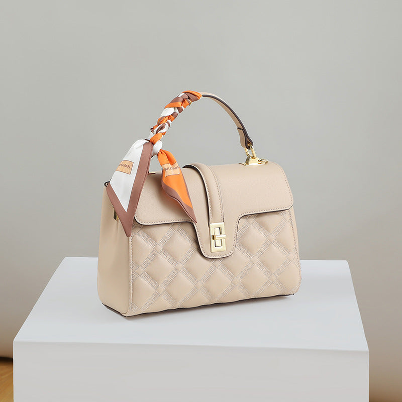 Large-Capacity Textured Tote Crossbody Bag – Structured Everyday Shoulder Bag