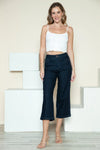 Judy Blue Sawyer Side Seam Braid Detail Crop Wide-Leg Jeans — product view 10