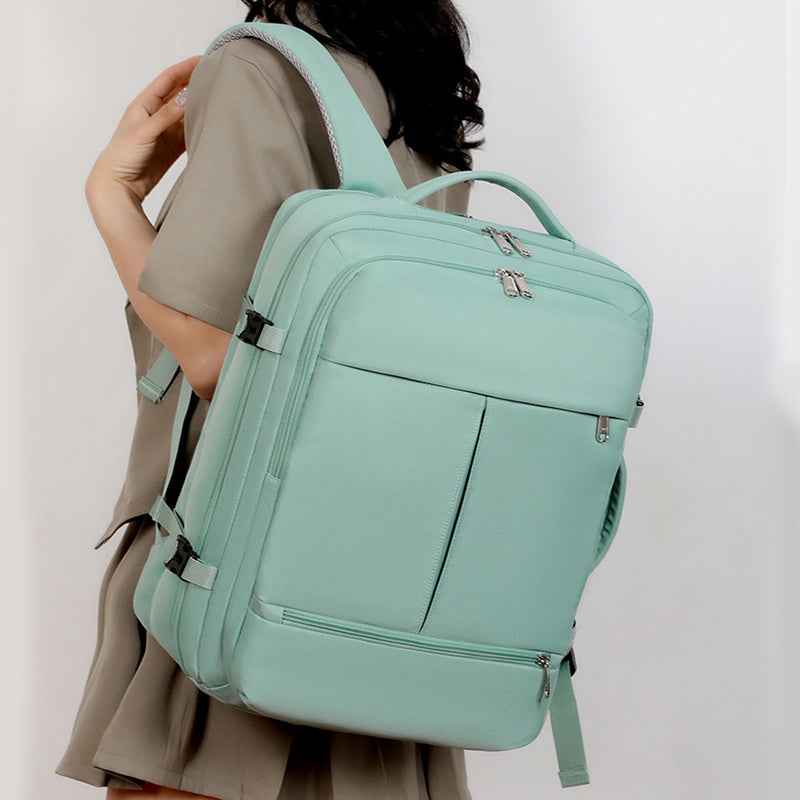 Women's Large Capacity Travel Backpack | Waterproof Oxford Laptop Bag with Multiple Pockets