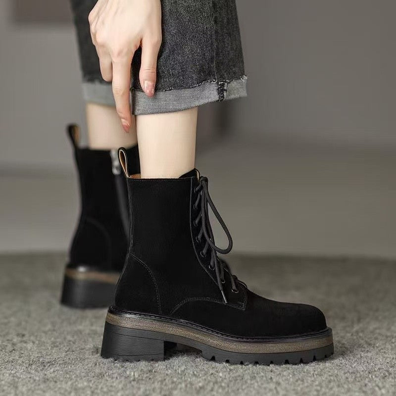 Platform Ankle Boots