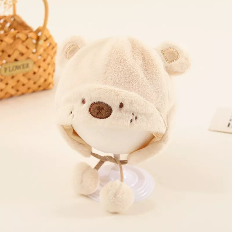 Sunny Days Bear Ear Plush Hat