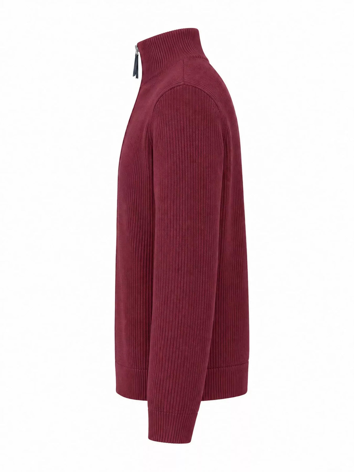 Men's Ribbed Zip-Up Knit Cardigan — photo 28