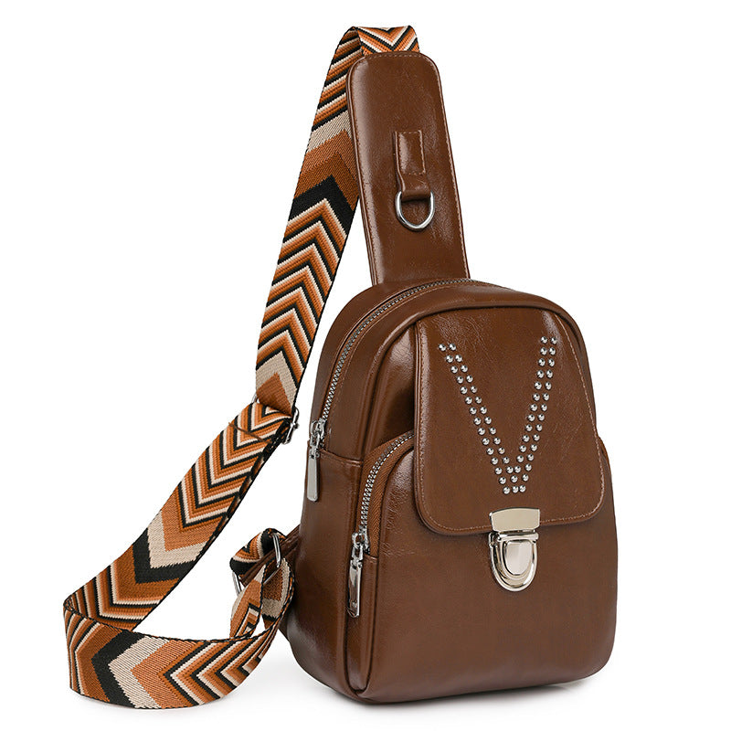 Women's Soft Leather Crossbody Shoulder Bag - Casual All-Match PU Leather Handbag