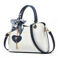 Premium PU Leather Crossbody Tote Bag - Urban Minimalist Shoulder Bag for Women