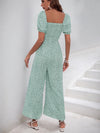 Vesper Printed Square Neck Puff Sleeve Jumpsuit — product view 21