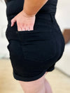 Judy Blue Fallon High-Rise Tummy-Control Cuffed Denim Shorts — product view 16