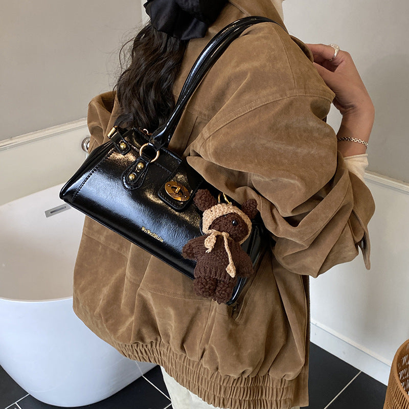 PU Leather Shoulder Bag