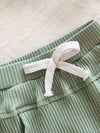 Bluebird Lane Ribbed Knit Polo Bodysuit & Shorts Set — product view 5