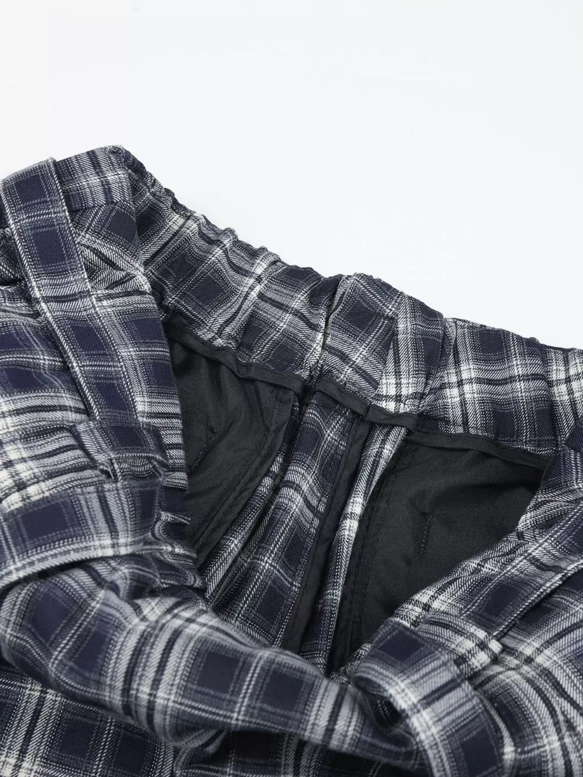 Men's Plaid Wide-Leg Trousers — photo 6