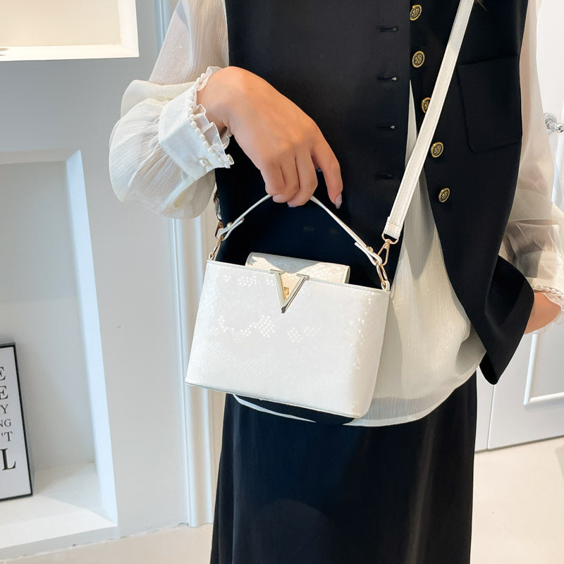 Women's PU Leather Crossbody Bag - Stylish Work & Everyday Shoulder Bag