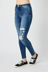 Judy Blue Dakota High-Rise Distressed Skinny Jeans — product view 4
