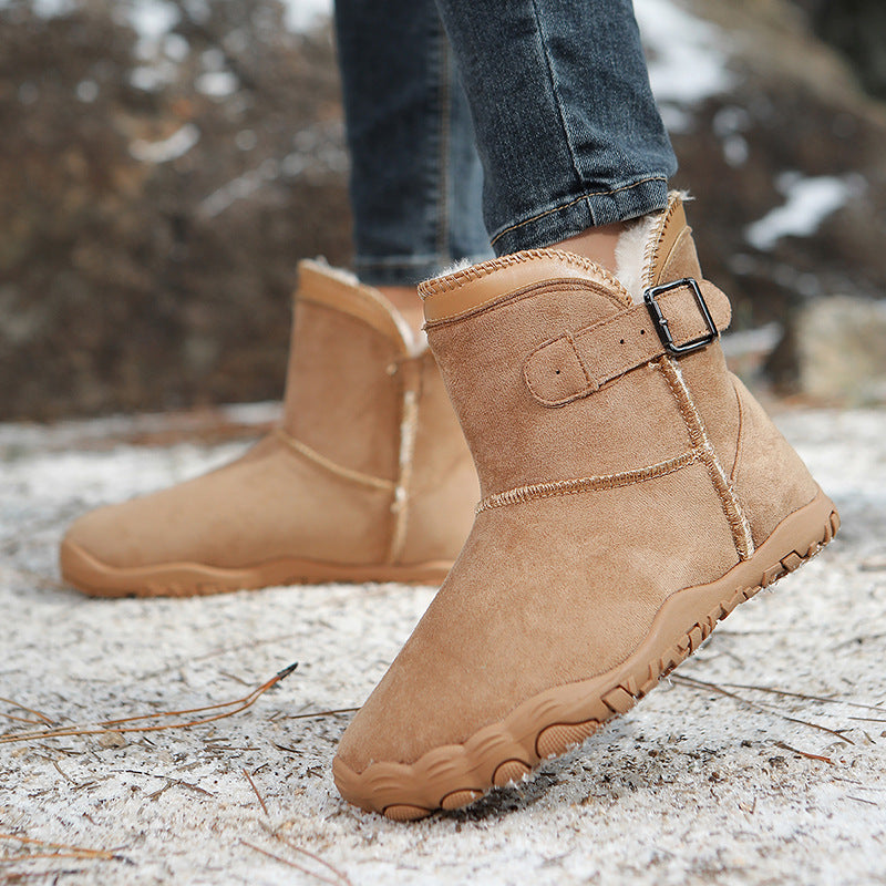 Unisex Warm Fleece-Lined Snow Boots | Waterproof Winter Boots for Men & Women