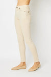 Judy Blue Reese Garment-Dyed Tummy-Control Skinny Jeans — product view 2