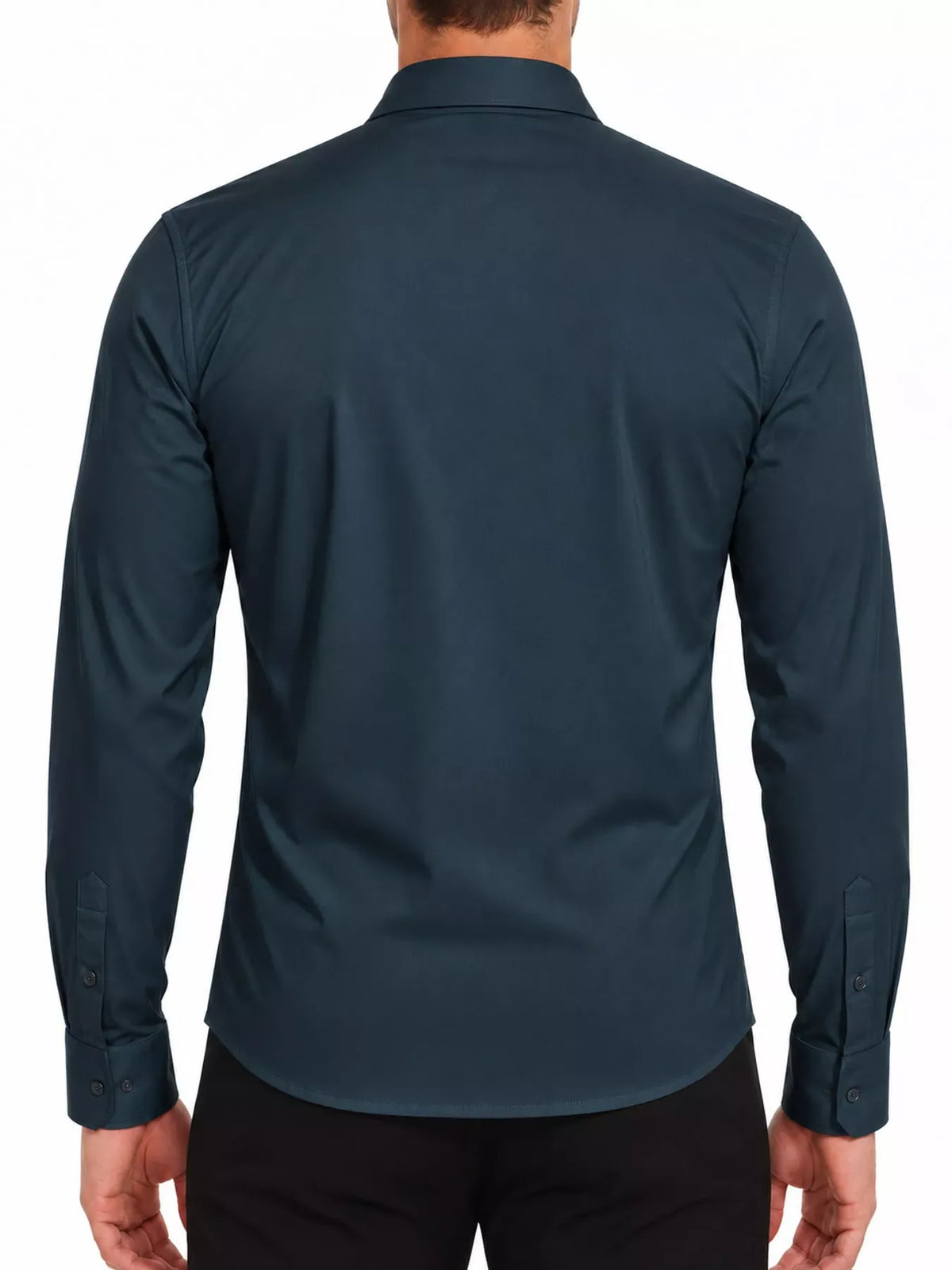 Men's Slim-Fit Stretch Long-Sleeve Shirt — photo 22