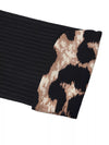 Celeste Leopard Trim Ribbed Knit Bodysuit — product view 8