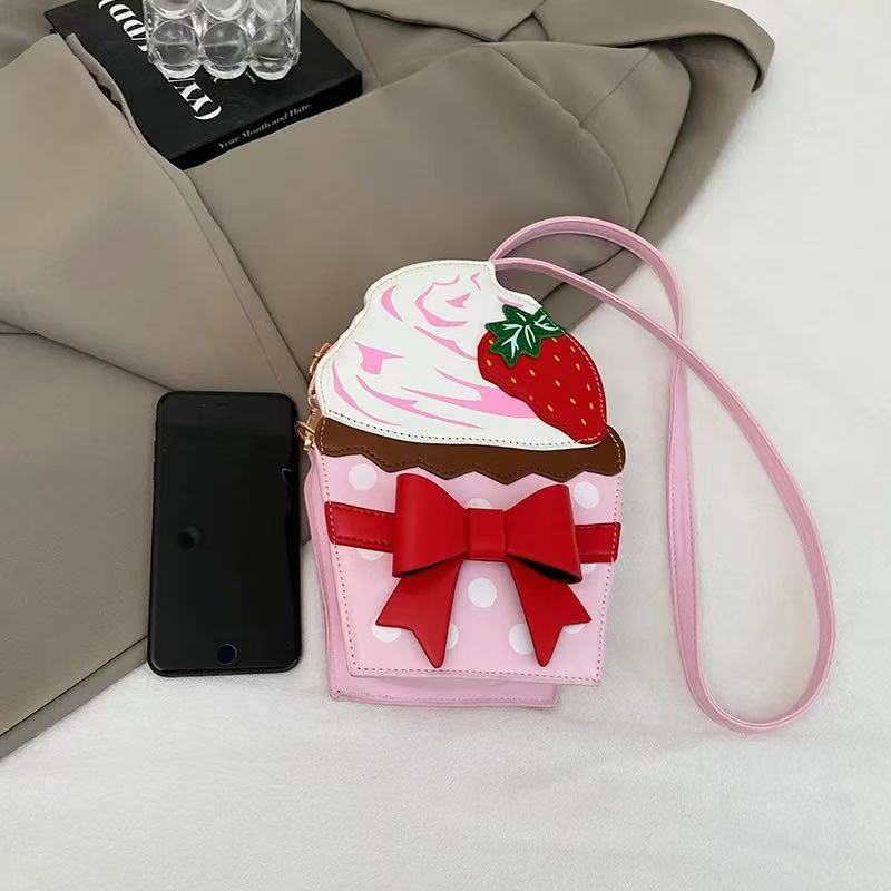 Women's Bow Color-Block Crossbody Bag – Compact PU Leather Shoulder Bag with Card Holder