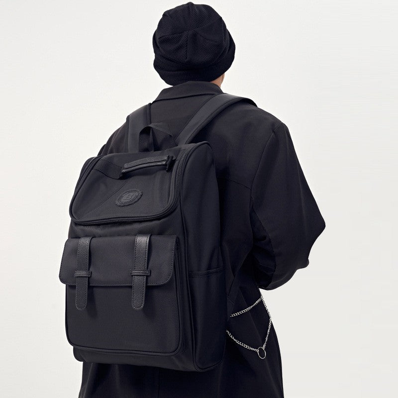 Men's Large Capacity Waterproof Travel Laptop Backpack – Nylon Business & Outdoor Bag