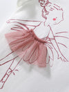 Little Orbit Ballerina Ruffle Sleeve T-Shirt — product view 3