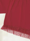 Women's gathered cami and mesh-trim shorts lounge set