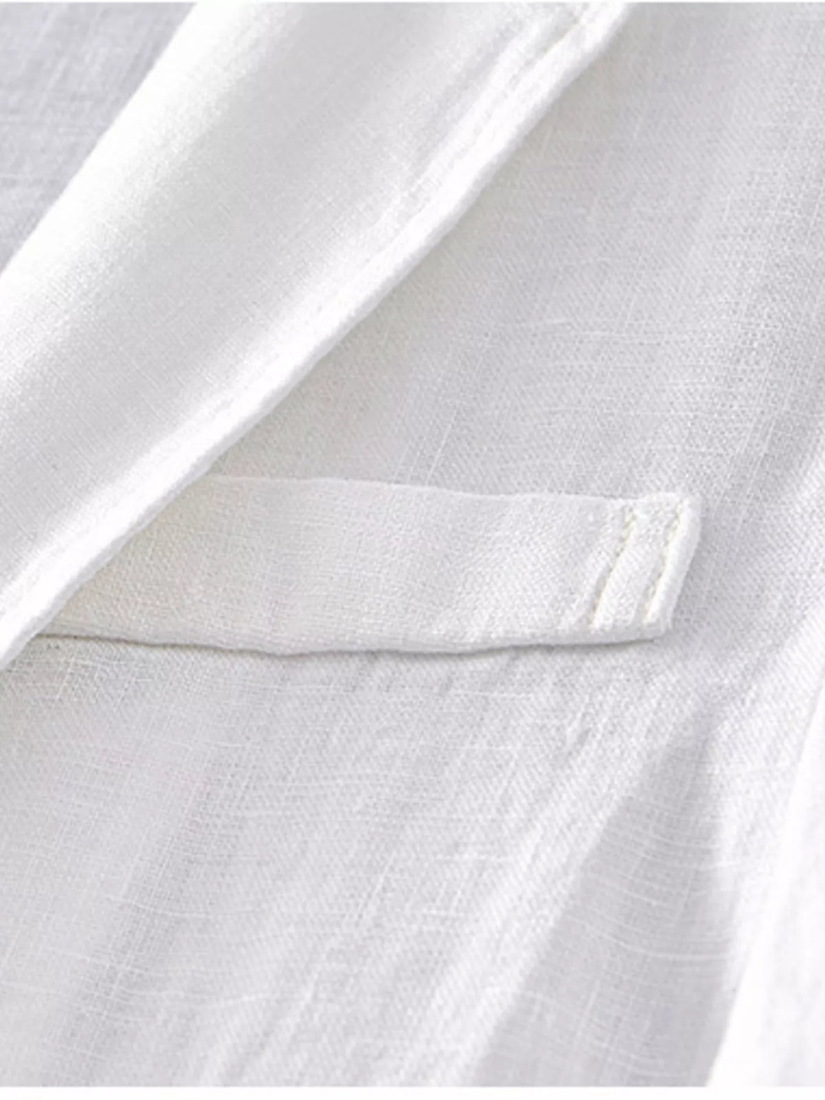 Men’s Cotton Lapel Blazer