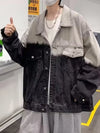 Gradient Wash Denim-Look Jacket for men
